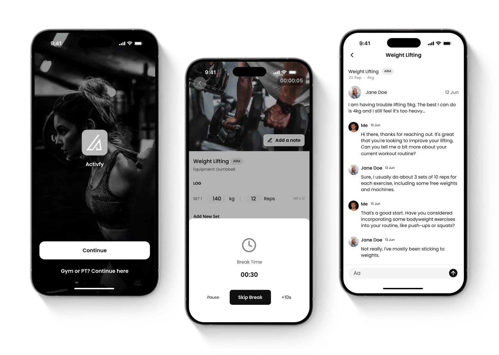 Activfy: Fitness App